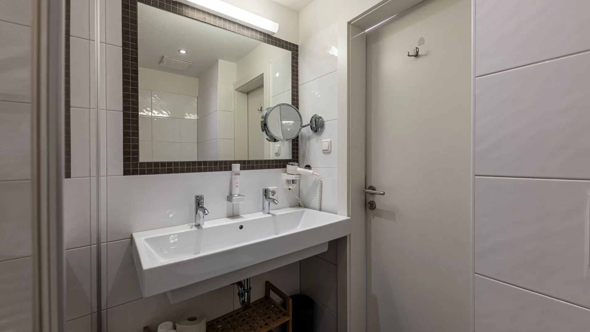 Badezimmer im Doppelzimmer Kitzbüheler Horn